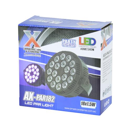 LUZ LED PAR 18X1.5W/3 EN 1 RGB