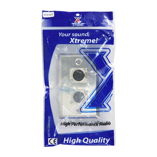 PLACA DE PARED CON 2 JACK CANON (XLR) - OFERTA