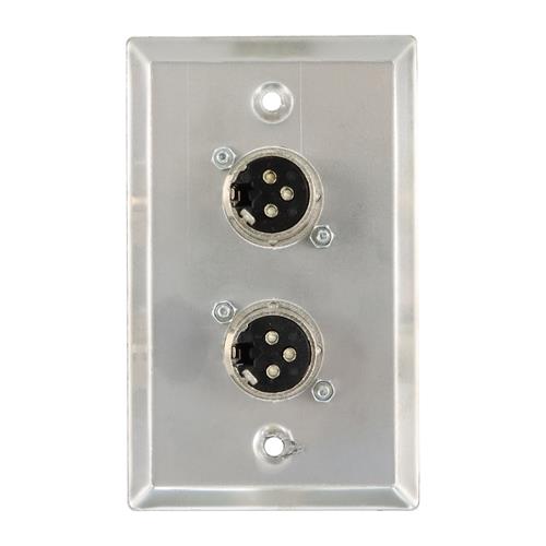 PLACA DE PARED CON 2 JACK CANON (XLR) - OFERTA