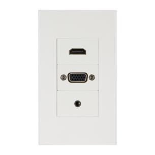 PLACA DE PARED CON/VGA/USB/3.5/HDMI (FACEPLATE)