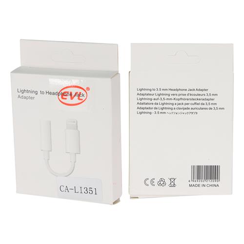 ADAPTADOR IPHONE PLUG LIGHTNING X JACK 3.5