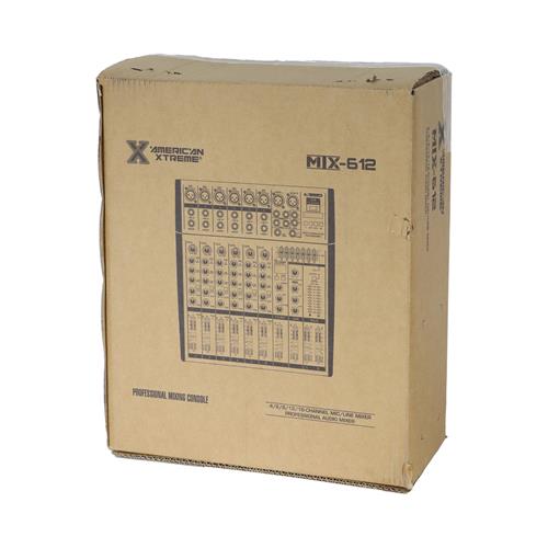 CONSOLA PASIVA 6 CANALES CON USB/BLUETOOTH/EQ/FX