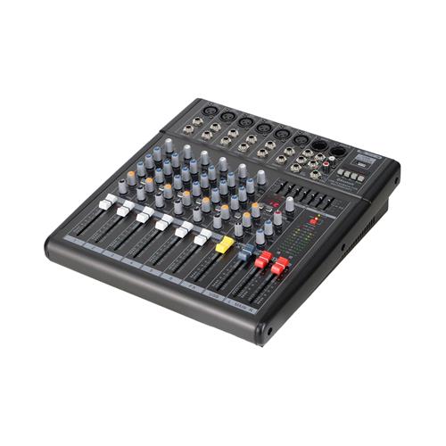 CONSOLA PASIVA 6 CANALES CON USB/BLUETOOTH/EQ/FX