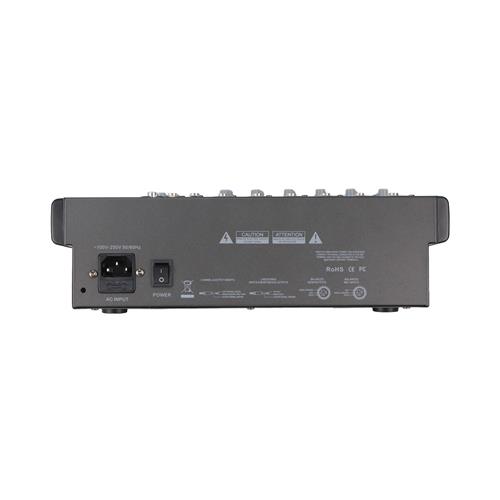 CONSOLA PASIVA 6 CANALES CON USB/BLUETOOTH/EQ/FX