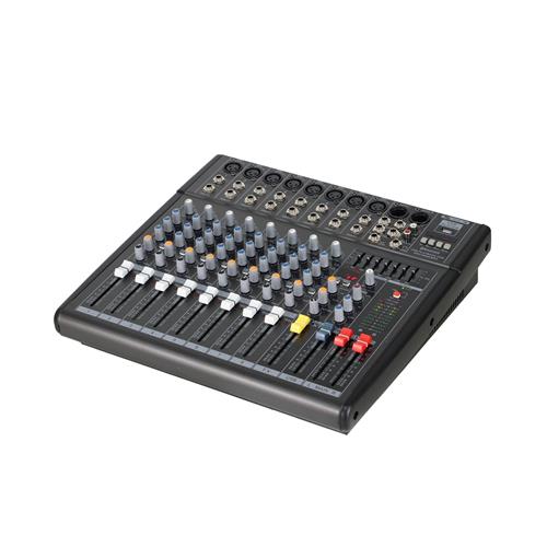 CONSOLA PASIVA 8 CANALES CON USB/BLUETOOTH/EQ/FX