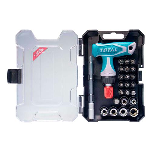 DESTORNILLADOR PUNTAS INTERCAMBIABLES Y DADOS SET 24PCS - CLA
