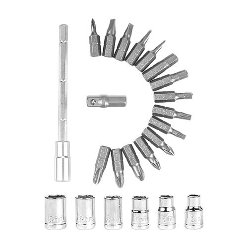 DESTORNILLADOR PUNTAS INTERCAMBIABLES Y DADOS SET 24PCS - CLA