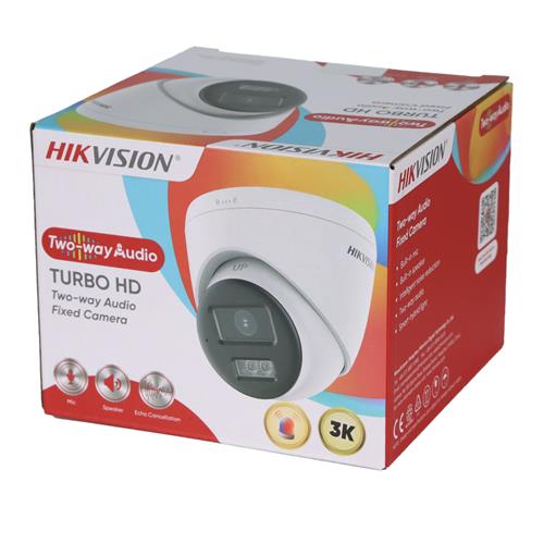 CAMARA DE VIGILANCIA DOMO 3K/IR/MICROFONO/LUZ HIBRIDA CON ALARMA ACTIVA - DIST