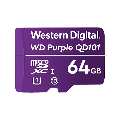 TARJETA MICRO SD 64 GB WD PURPLE - CLA