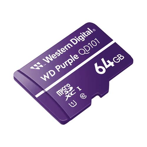 TARJETA MICRO SD 64 GB WD PURPLE - CLA
