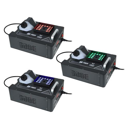 MAQUINA DE HUMO VERTICAL 1500W CON LUZ LED - DESC
