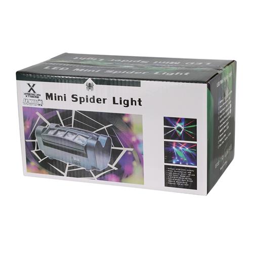LUZ LED ROBOTICA M-SPIDER BEAM 8X3W RGBW - DESC