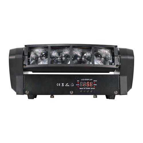LUZ LED ROBOTICA M-SPIDER BEAM 8X3W RGBW - DESC