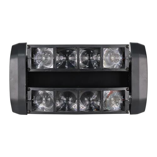 LUZ LED ROBOTICA M-SPIDER BEAM 8X3W RGBW - DESC