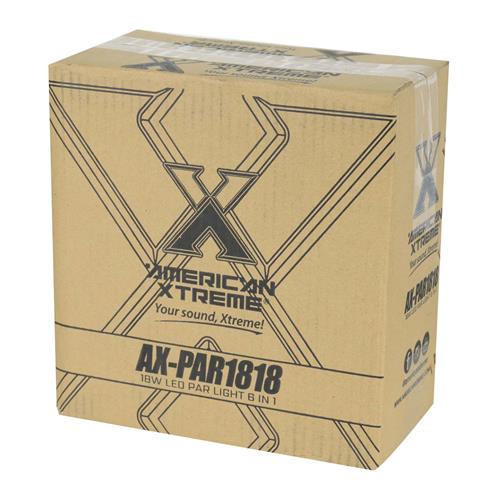LUZ LED PAR 18X18W/6 EN 1 RGBWA+UV
