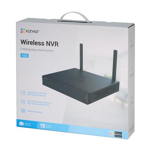 GRABADOR NVR DE 8CH INALAMBRICO 5MP- CLA