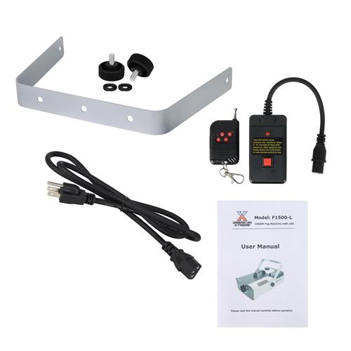 MAQUINA DE HUMO 1500W CON LUZ LED RGB - DESC