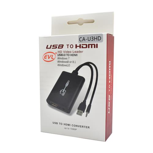 CONVERTIDOR USB 3.0 A HDMI C/CABLE - DESC