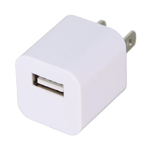 ADAPTADOR DE CORRIENTE INTELIGENTE 5V-1A C/USB BLANCO