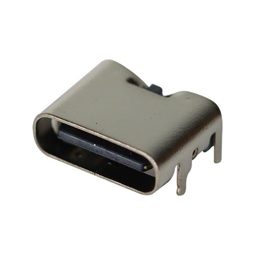 JACK CHASIS USB TIPO C SMD CON 4 SOPORTES - CLA