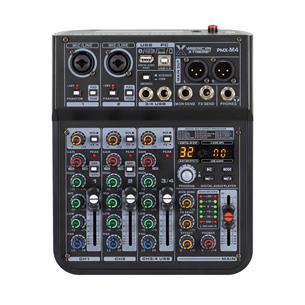 CONSOLA PASIVA 4 CANALES CON USB/BLUETOOTH/FX/PC LINK