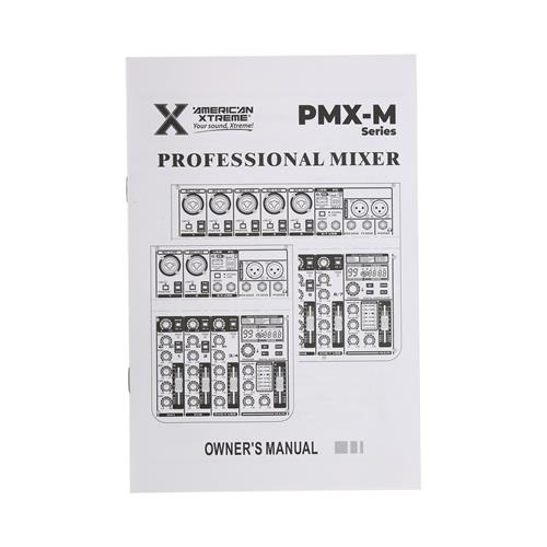 CONSOLA PASIVA 4 CANALES CON USB/BLUETOOTH/FX/PC LINK