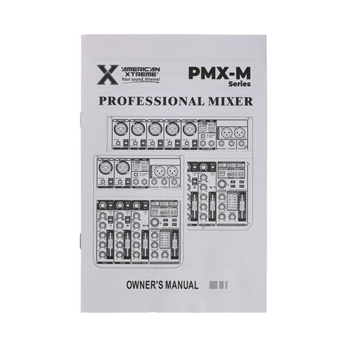 CONSOLA PASIVA 7 CANALES CON USB/BLUETOOTH/FX/PC LINK