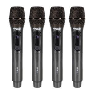 MICROFONO INALAMBRICO 4PCS UHF PERFORMANCE RECARGABLE