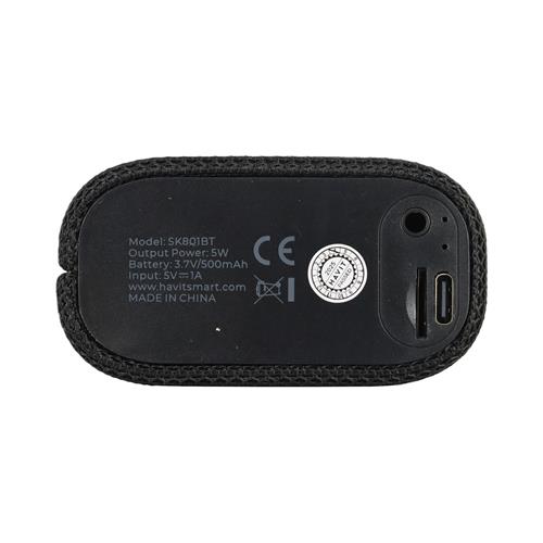 PARLANTE MP3 PORTATIL CON TF/AUXILIAR/BLUETOOTH NEGRO