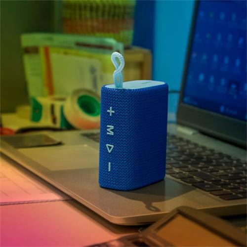 PARLANTE MP3 PORTATIL CON TF/AUXILIAR/BLUETOOTH AZUL