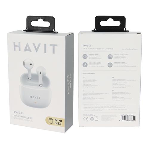 AUDIFONOS INALAMBRICOS TWS EARBUDS BLANCO
