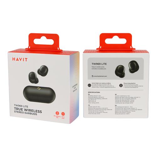 AUDIFONOS INALAMBRICOS TWS EARBUDS NEGRO