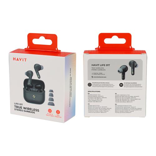 AUDIFONOS INALAMBRICOS TWS EARBUDS NEGRO