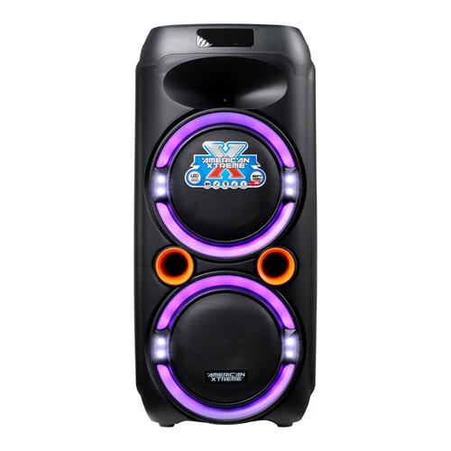 CAJA AMPLIFICADA  PORTATIL 2x6.5 PULGADAS 20000W C/LED - DESC