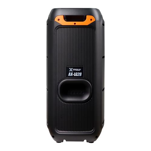 CAJA AMPLIFICADA  PORTATIL 2x8 PULGADAS 30000W C/LED - DESC