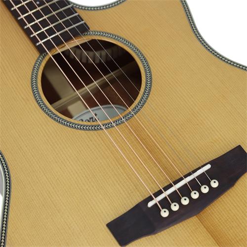 GUITARRA ELECTROACUSTICA ESSENCE NATURAL SEMIBRILLANTE - DESC