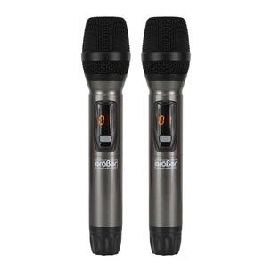 MICROFONO INALAMBRICO DOBLE UHF AEDO SERIES