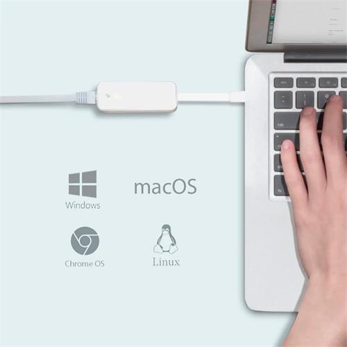 ADAPTADOR USB TIPO C A LAN (RJ45) - CLA