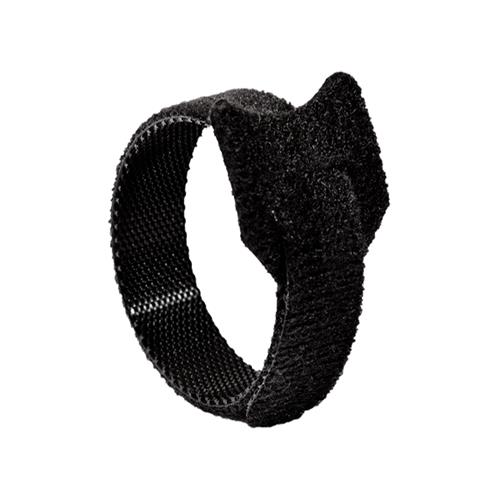 CINCHOS SUJETACABLES DE VELCRO/NEGROx10 - CLA