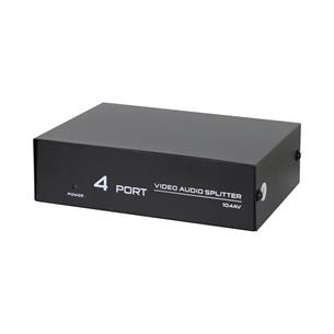 SPLITTER AUDIO Y VIDEO 4 VIAS - CLA