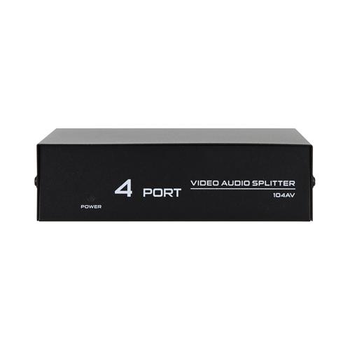 SPLITTER AUDIO Y VIDEO 4 VIAS - CLA