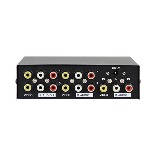 SPLITTER AUDIO Y VIDEO 4 VIAS - CLA