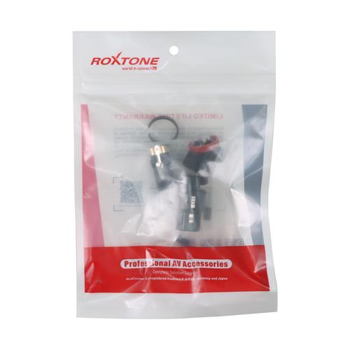 JACK CANON (XLR) GIRATORIO BAJO PERFIL METALICO NEGRO