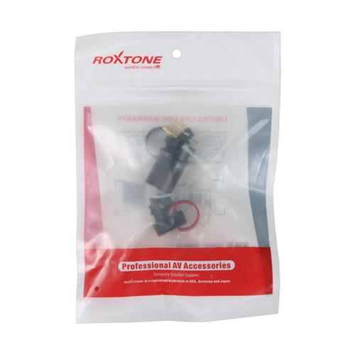 PLUG CANON (XLR) GIRATORIO BAJO PERFIL METALICO NEGRO