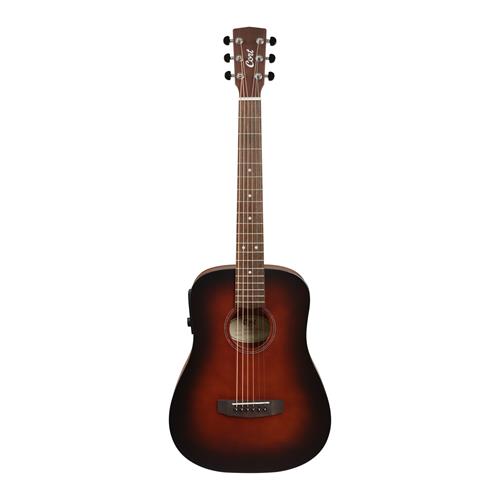 GUITARRA ELECTROACUSTICA EARTH GO OPEN PORE MARRON BURST CON ESTUCHE - DESC