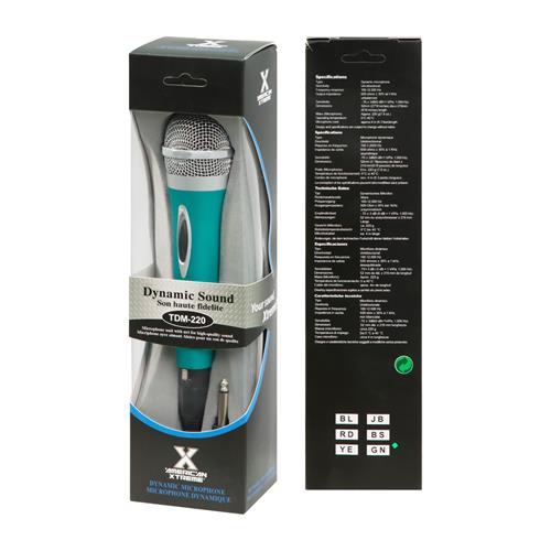 MICROFONO VERDE-METALICO