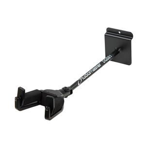 SOPORTE PARA GUITARRA CON SEGURO PARA PARED RANURADA BRAZO LARGO - DESC