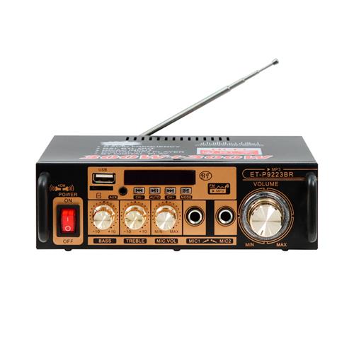 AMPLIFICADOR MINI USB/SD/FM/BLT 200W 2CH (ET-P9223BR)