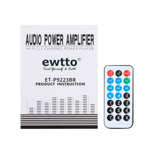 AMPLIFICADOR MINI USB/SD/FM/BLT 200W 2CH (ET-P9223BR)