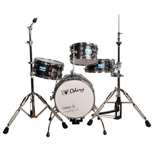 BATERIA ACUSTICA CAFEKIT 4PCS/HARDWARE CENIZA NEGRA - DESC